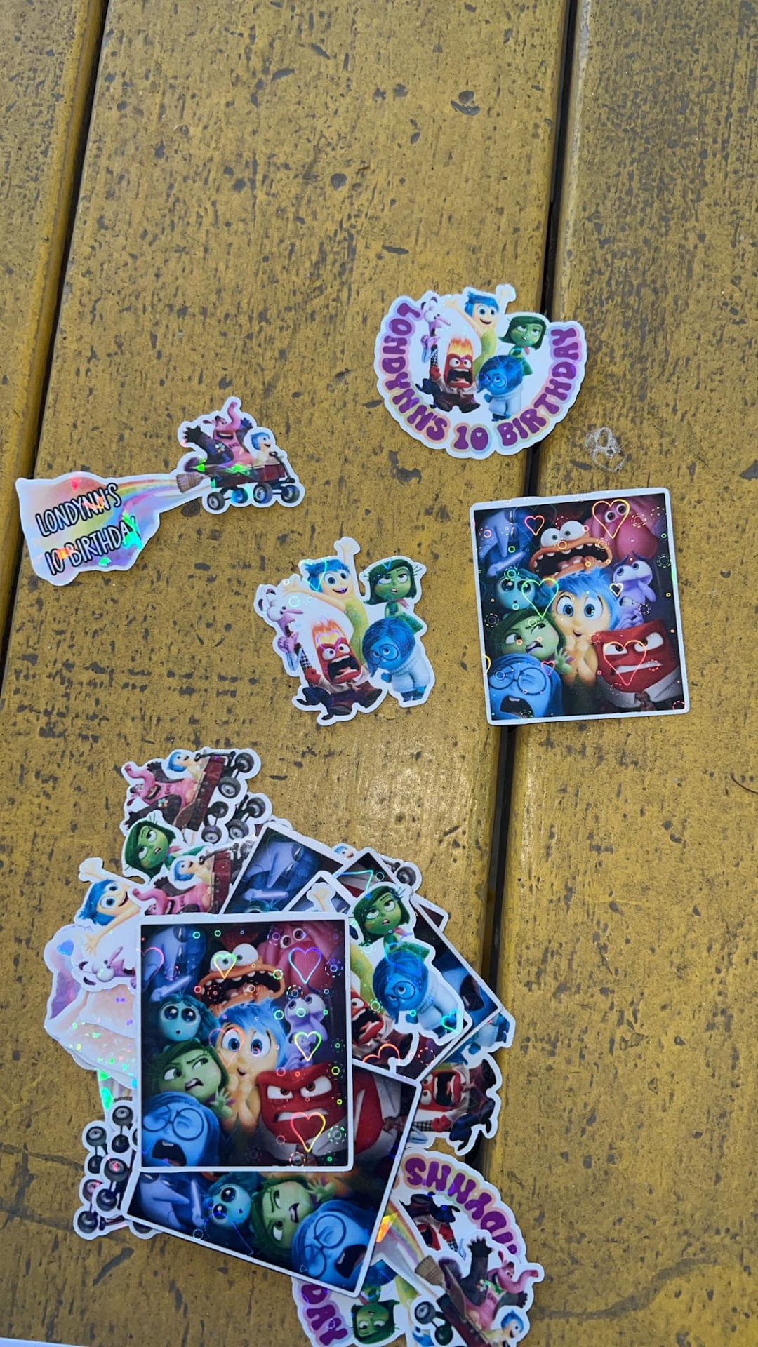 Happy Riley Sticker Inside Out Inside Out Personalized Sticker Pack - Etsy