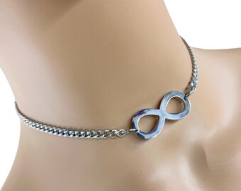 Infinity Sub Day Collar, Stainless Steel
