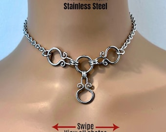 Day Collar, Gothic, The Trinity, 24/7 Stainless Steel