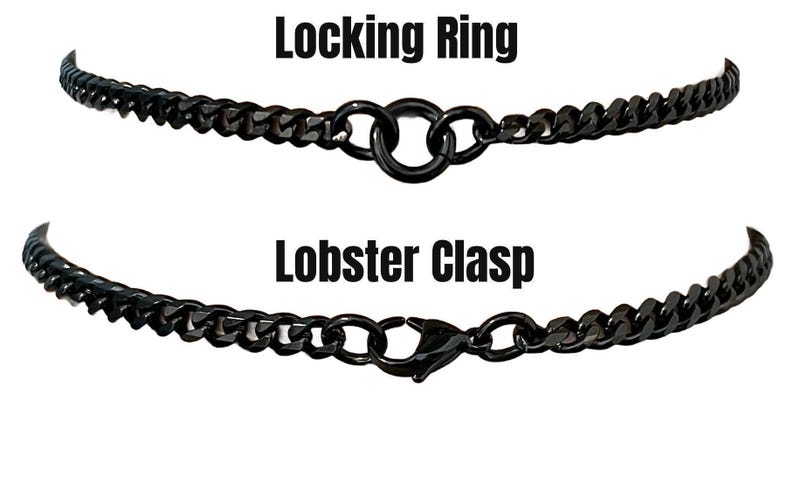 Sub Day Collar, Black Chain, Stainless Steel, O-Ring 24-7, Waterproof Lockable 画像 5