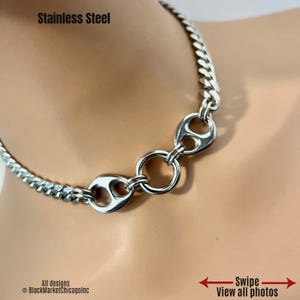 Discreet O-Ring Day Collar, 24-7,  All Stainless Steel