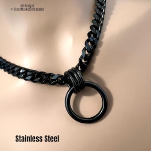 Sub Day Collar, Black Chain, Stainless Steel, O-Ring 24-7, Waterproof Lockable 画像 9