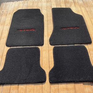 For VW Corrado G 60 Storm Floor mat mats carpet charcoal black set of4 LHD 1988-95