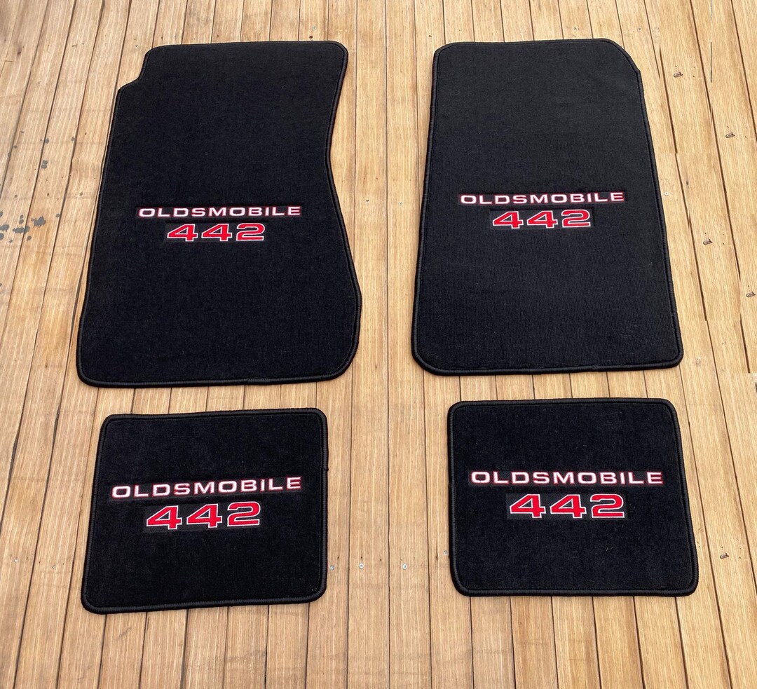 For Oldsmobile Cutlass 442 Floor Mats Carpet Black Set Of4 1968-72 - Etsy