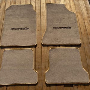 For VW Corrado G 60 storm Floor mats carpet Tan set of4 LHD 1988-95