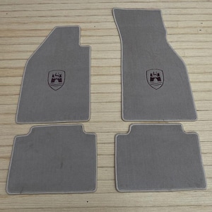 For Old VW Käfer Beetle Pre Wolfsburg floor mats carpet gray Set of4 1950-78
