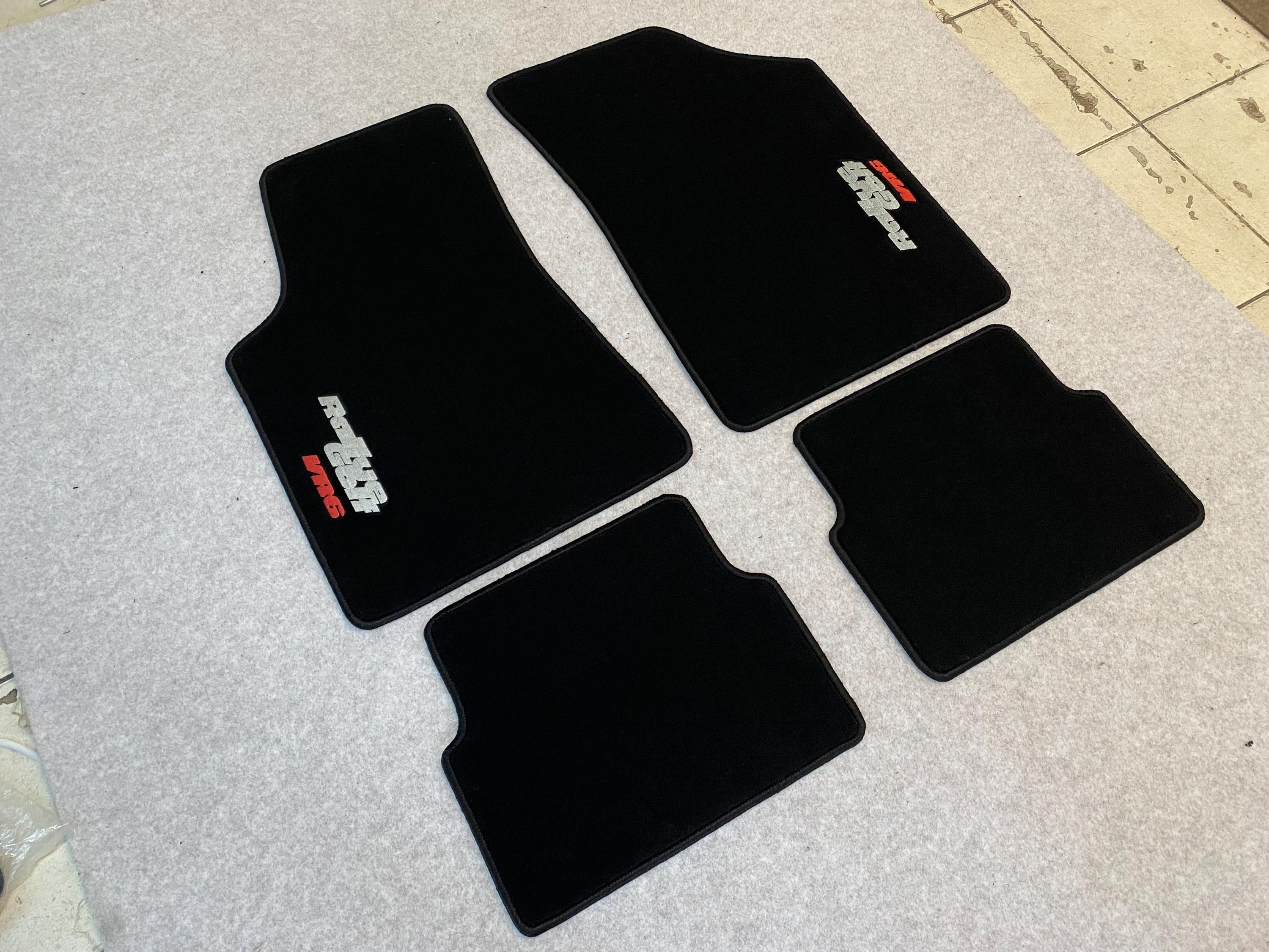 For VW Golf Rallye Mk2 GTI 16V Custom floor mats carpet black 4pcs 1985-92