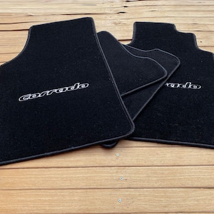 RHD For VW Corrado G 60 storm Floor mats carpet black set of4 1988-95