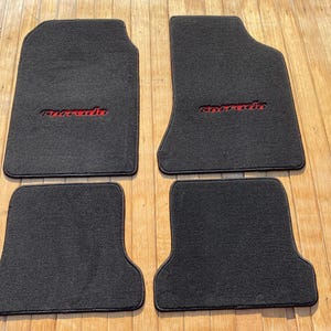 For VW Corrado G 60 storm Floor mats carpet black set of4 LHD 1988-95