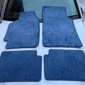 For Honda civic hatchback sh3 Floor Mat Mats Carpet dark blue 4 Pcs 1988-91