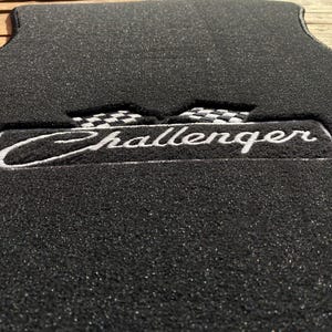 For Dodge Challenger Floor mat Mats Carpet black set 4 Pcs 1970-1974