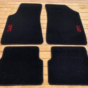 For VW Golf Mk2 GTI 16V Custom floor mats carpet black 4pcs 1985-92