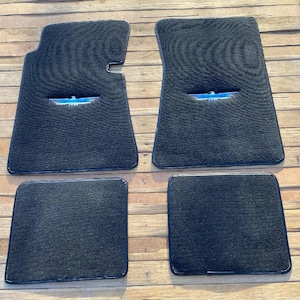 For Ford Thunderbird Floor Mat Mats Carpet black Set of 4 1964-66