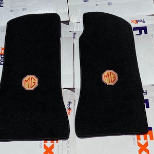 For MGB MG Midget Carpet Floor Mats black set of4 1968-1980