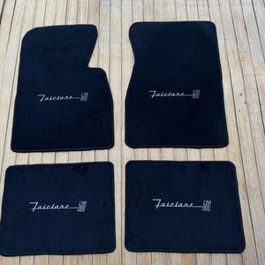 For Ford fairlane 500 Floor Mat Mats Carpet Black Set of4 1959-68