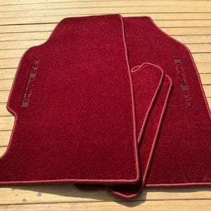 For Prelude - 4th Gen. Burgundy Floor Mats Carpet set of4  1991-96
