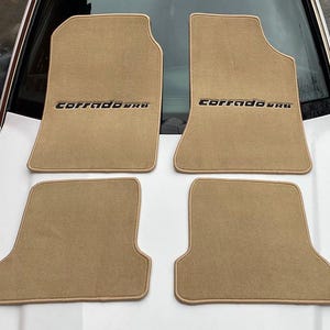 For VW Corrado vr6 storm Floor mats carpet Tan set of4 LHD 1988-95