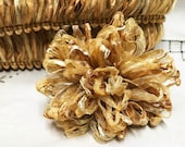 Organza Loop Fringe Gold Ribbon Trim Plush Pillow Fringe Lampshade Trim DIY Window Treatments  Pom Pom Embellishments - 1 yard