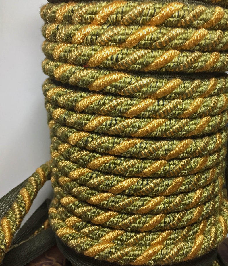 Decorative Rope Cord Trim With Lip in Variegated Coral and Etsy