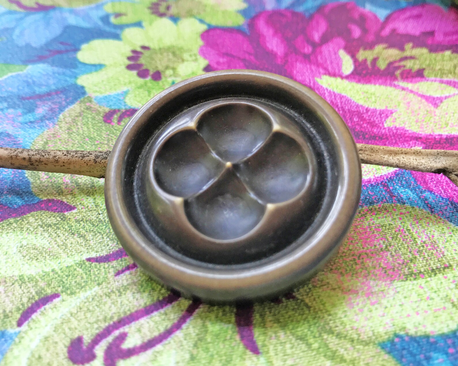 Coat Button Large Vintage Buttons Collectible Unique Shank Etsy