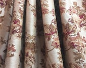 Special Listing for SUZANNE G   10 yards Woven Floral Fabric  and trim selections as listed in description below