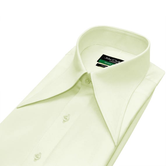 extra wide spread collar dress shirts Quattro Flex Dress Shirt with Semi-Spread Collar Black