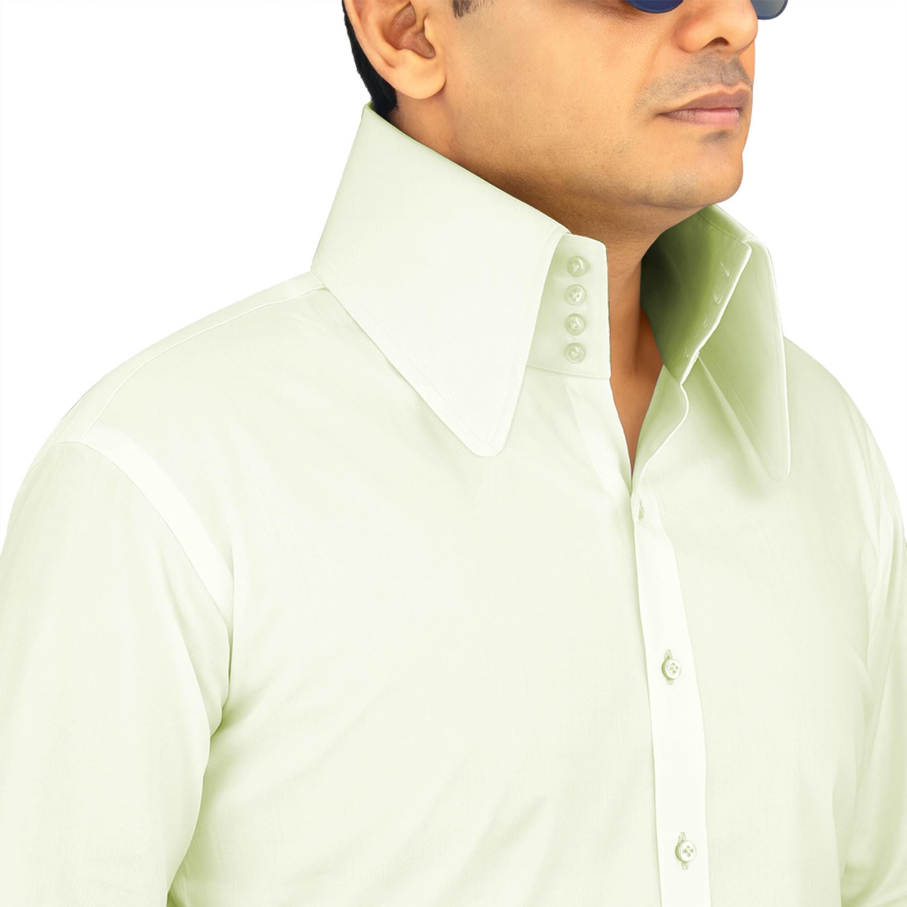 slim fit dress slacks The White Sanders Non Iron Fine Twill Custom Shirt
