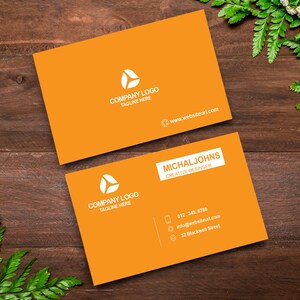GlowingGrafisch visitekaartje | bedankje bruiloft plaats sjabloon afdrukbare logo kaarten / digitale download producten luxe bezoekkaart
