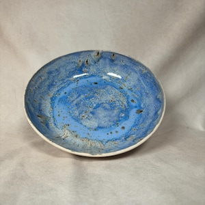 Outer Space Pie Dish | Ceramic, Handmade | Blue, Brown Glaze | Kitchenware, Baking, Cookware, Casserole, Deep Dish, Apple Pie, Pastry