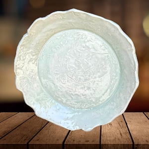 Handmade Scalloped Pottery Pie Dish | Celadon Green | Deep Dish | Oven to Table | Kitchenware | Oven-safe Gift for the Ultimate Baker!