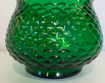 VTG E.O Brody Cleveland, OH Emerald Vase Bowl Planter Mid 60s