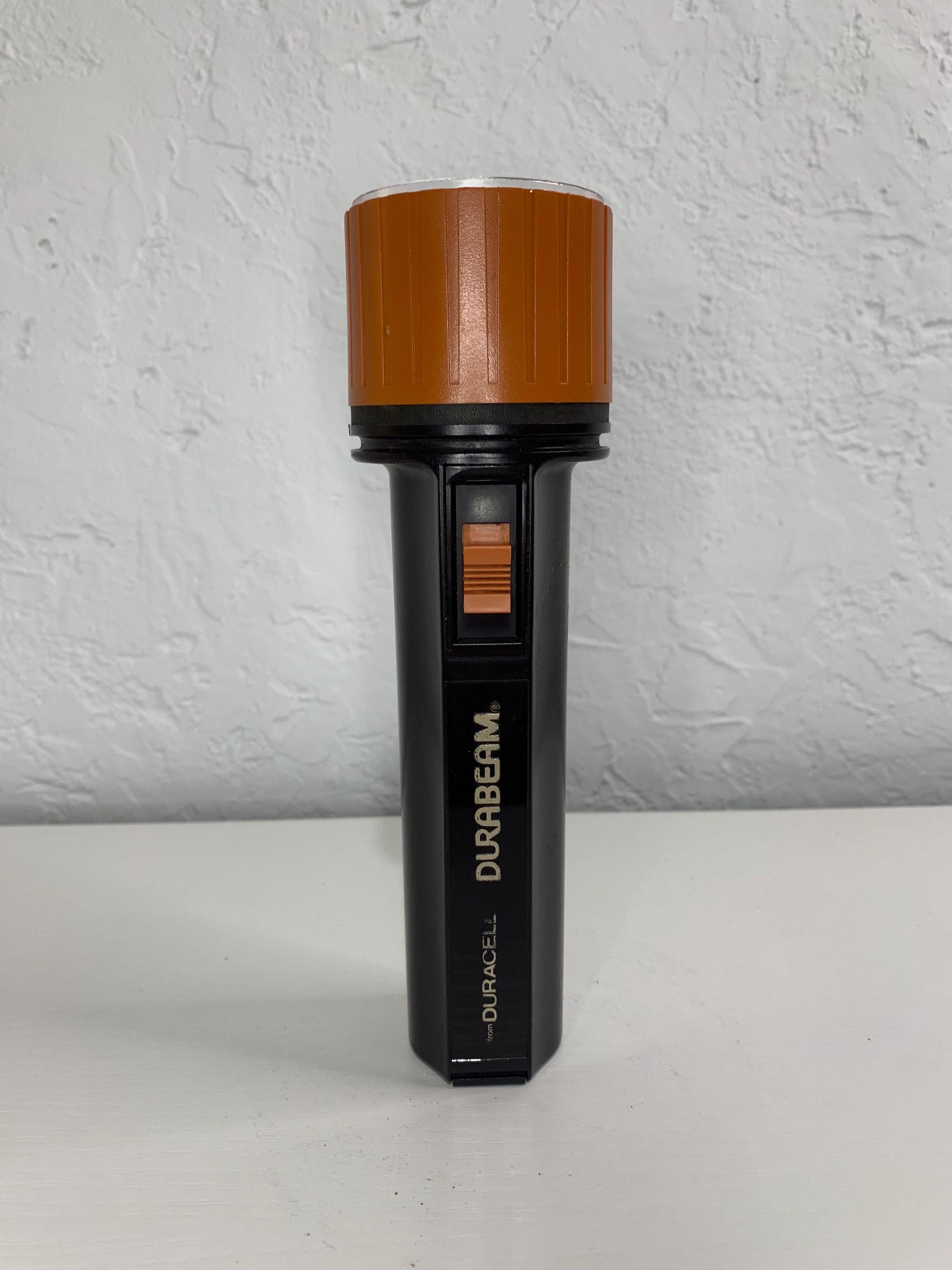 Lampe Torche Vintage Durabeam / Duracell - Piles LR20 - Noire