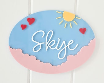 Custom Name Personalized Bedroom Door Sign