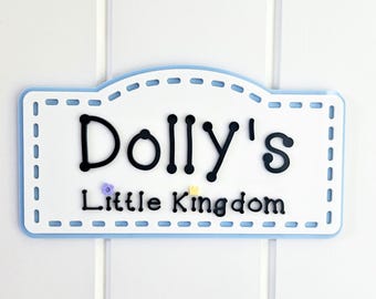 Custom Name Ben & Holly Child's Bedroom Door Sign