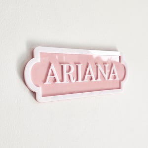 Custom Name Bedroom Door Sign