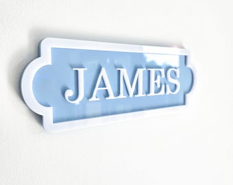 Custom Name Bedroom Door Sign