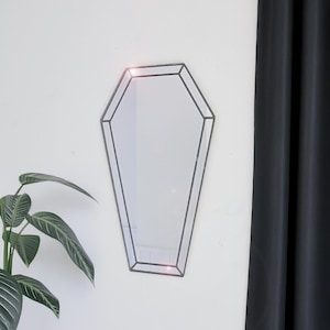 Coffin Shaped Mirror / Gothic Mirror / Gothic Decor