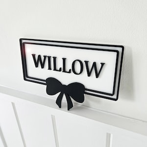 Custom Name Bedroom Door Sign Plaque