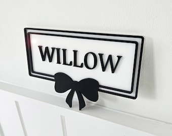 Custom Name Bedroom Door Sign
