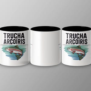 Rainbow Trout Mug, Fishing Gift, Fish Lover Mug, Fly Fishing Mug, Fisherman Coffee Cup, Angler Gift, Trout Fisherman Mug, Outdoors Mug