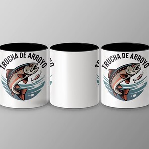 Fishing Mug Gift, Trout Lover Coffee Cup, Fly Fishing Enthusiast Present, Unique Fisherman Mug, Angler Fishing Mug, Fishing Gift Idea
