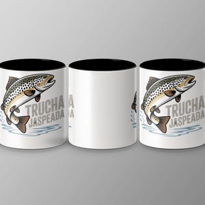 Brown Trout Mug, Fisherman Gift, Fishing Mug, Fish Lover Cup, Angler Coffee Mug, Outdoor Enthusiast Gift, Fly Fishing Mug, Trout Mug
