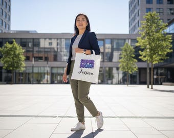 Customizable Mother's Day Tote Bag: Functional Polyester Shoulder Bag