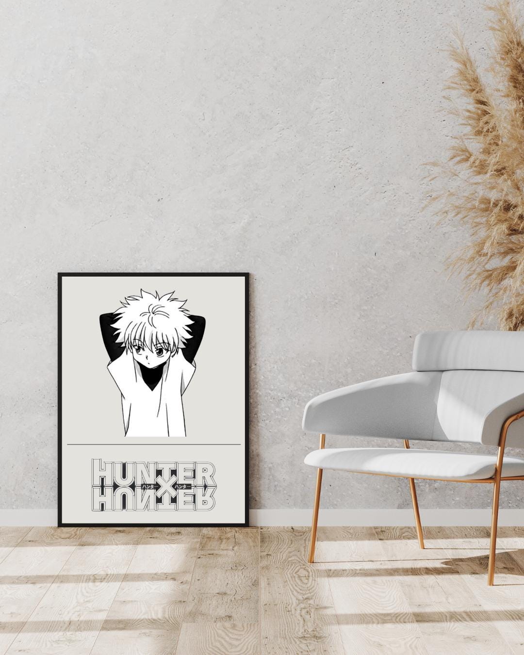 Killua Zoldyck Hunter X Hunter Anime Poster Print - Hxh Wall Art Decor ...