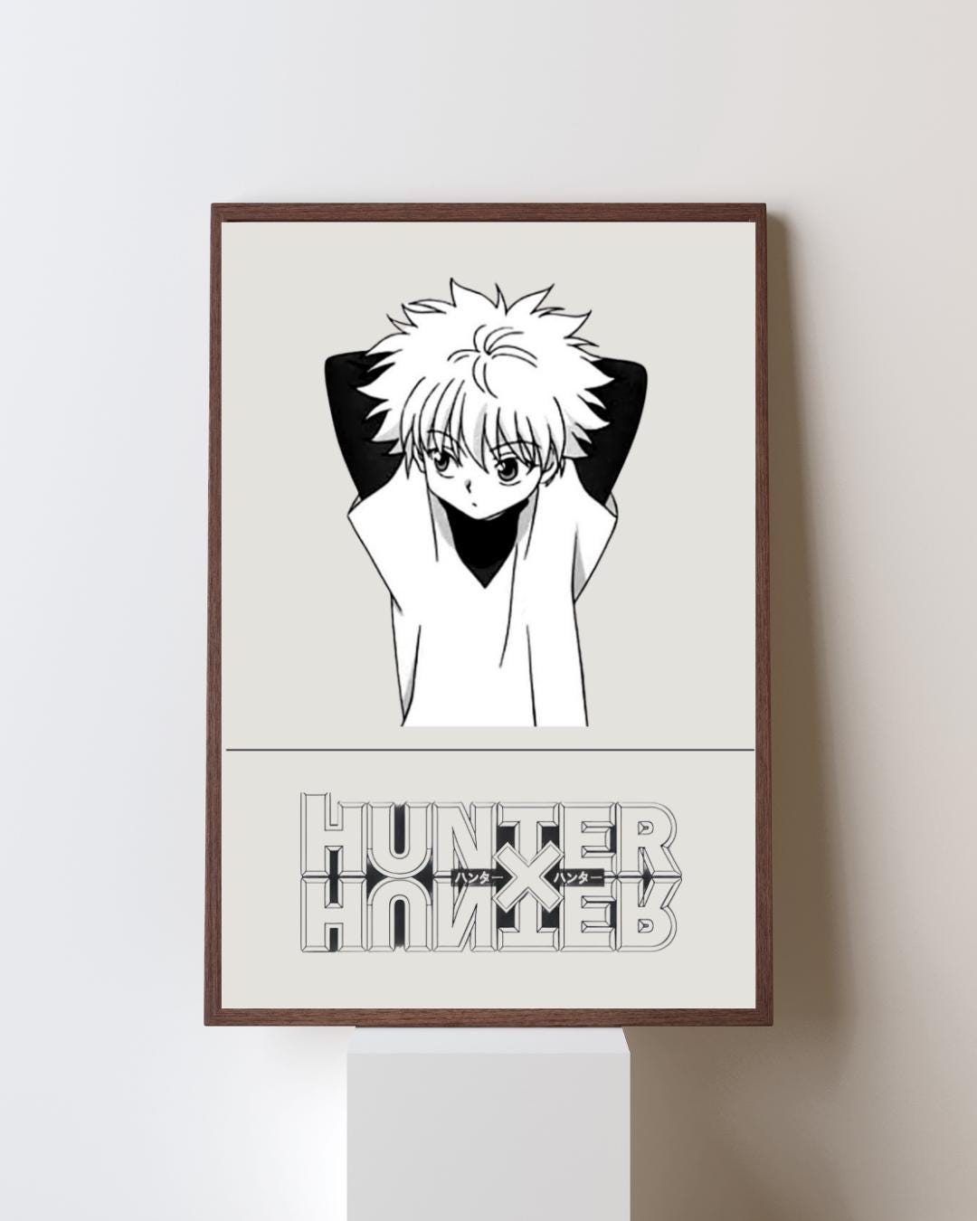 Killua Zoldyck Hunter X Hunter Anime Poster Print - Hxh Wall Art Decor ...