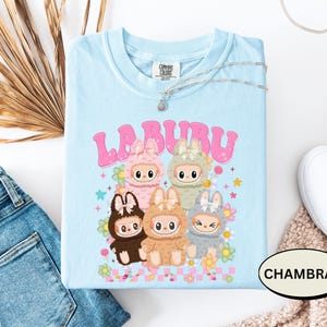 Labubu Shirt Comfort Colors, Labubu Outfit, Cute Labubu Shirt, Labubu The Monsters Shirt, Zimomo Tycoco Spooky Pato Popmart Labubu Shirt
