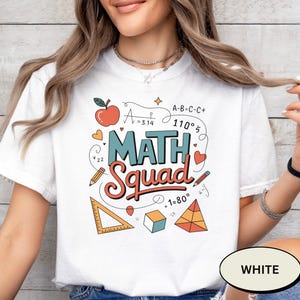Comfort Colors Math Teacher Shirt, New Math Teacher Gift, Back to School Teacher Teacher Shirt, Math Teacher Appreciation Gift
