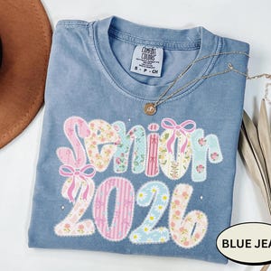 Comfort Colors® Senior 2026 Shirt, Senior Retro Shirt, Senior 2026 Retro Shirt, Seniors Shirt, Class of 2026 Senior Shirt, Graduation Gift