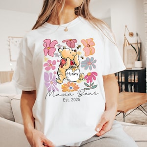 Comfort Colors® Custom Mama Bear Shirt, Personalized Mama Shirt, Mama est Sweatshirt, Gift for Mom, Mothers Day Shirt, Mothers Day Gift