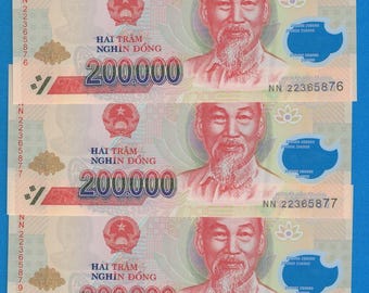 ベトナムドン: 5 枚 x 10000 VND = 合計 50K ベトナムポリマー
